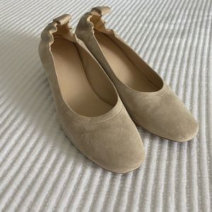 Everlane Day Heel Natural Suede